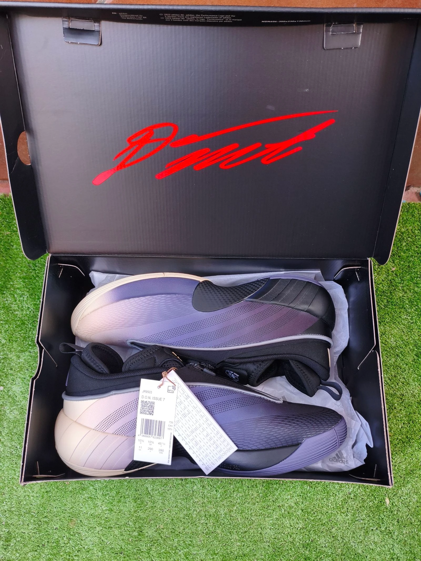 Adidas Issue 7 Donovan Mitchell NBA BasketballSneakers Novo Com Caixa Sapatos Atléticos Tamanho 45 – photo 7